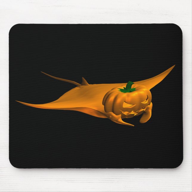 Halloween Manta Ray Mouse Pad (Front)