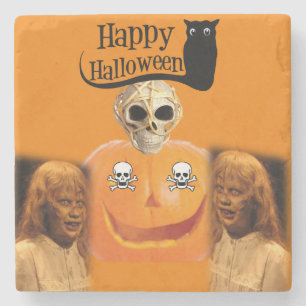 Halloween Marble Stone Coaster