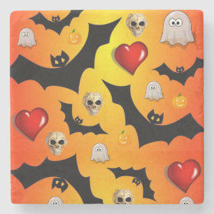 Halloween Marble Stone Coaster