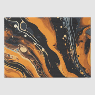 Halloween Marble Watercolour Swirl 10 Tissue Paper