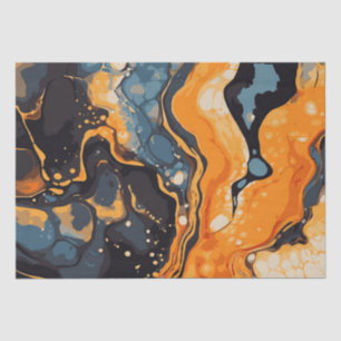 Halloween Marble Watercolour Swirl 14 Tissue Paper