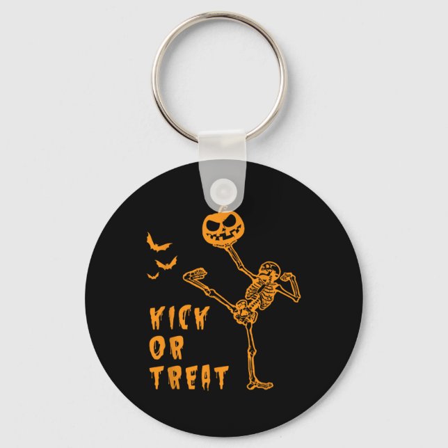Halloween Martial Art - Taekwondo  Key Ring (Front)
