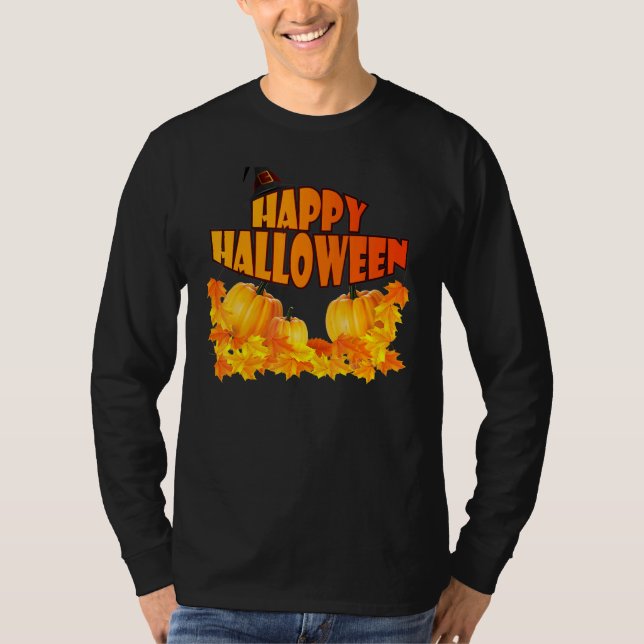 Halloween Masquerade Graphics T-Shirt (Front)