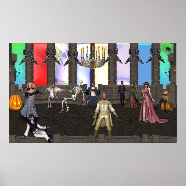 Halloween Masquerade Poster (Front)