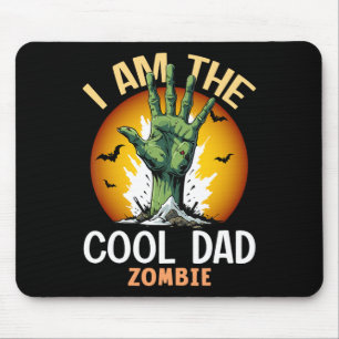 Halloween Matching Cool Dad Zombie Costume Mouse Pad