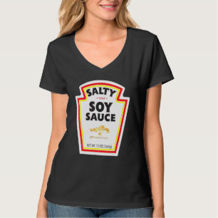 Halloween Matching Costume Salty Soy Sauce Bottle T-Shirt