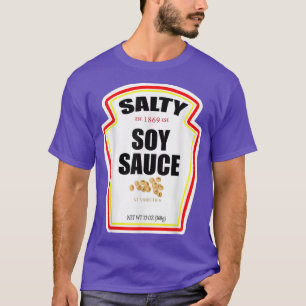 Halloween Matching Costume Salty Soy Sauce Bottle  T-Shirt