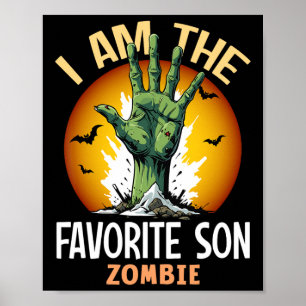 Halloween Matching Favourite Son Zombie Costume Poster