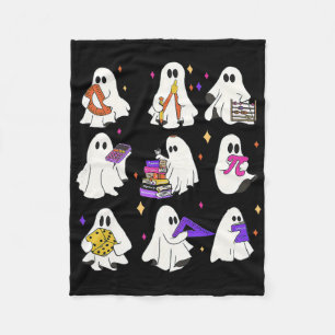 Halloween Math Teacher  Fleece Blanket