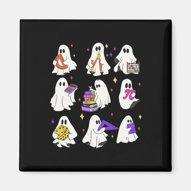 Halloween Math Teacher  Magnet (Front)