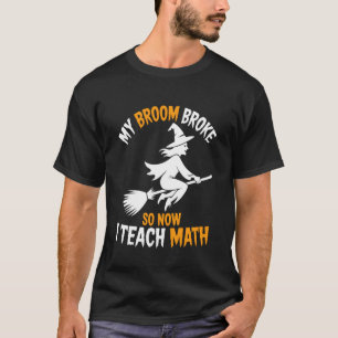Halloween Math Teacher Science Funny School for Te T-Shirt