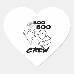 Halloween medics heart sticker