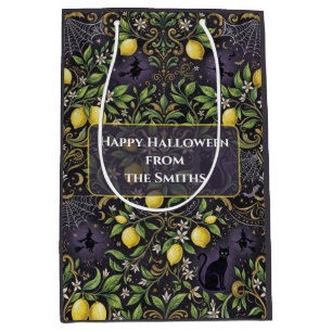 Halloween Medium Gift Bag Gothic Lemon