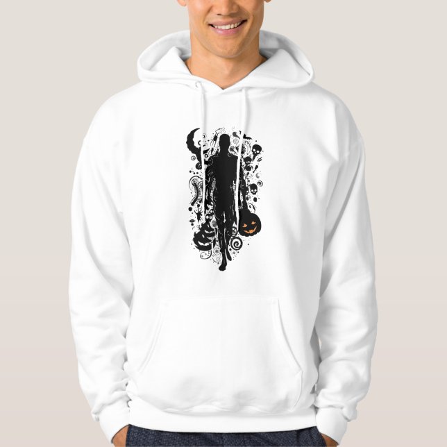 Halloween men art hoodie (Front)