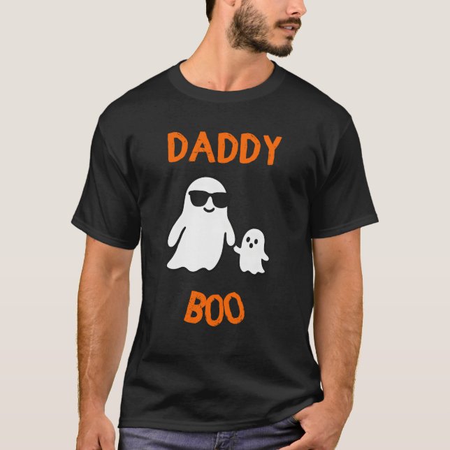 Halloween Mens T-Shirts Matching Daddy Boo – Funny (Front)