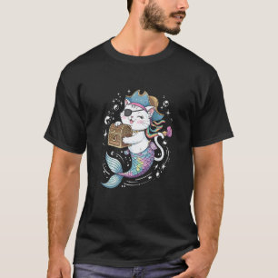 Halloween Mermaid Pirate Cat Cute for Women Men Ki T-Shirt
