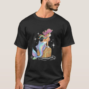 Halloween Mermaid Pirate Cat Cute Funny Men Women  T-Shirt
