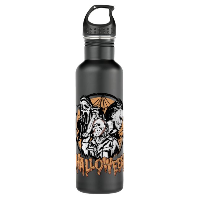 halloween mickey 710 ml water bottle (Front)