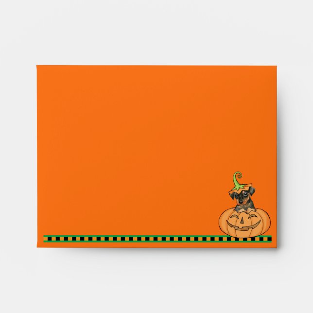 Halloween Miniature Pinscher Envelope (Front)