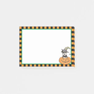 Halloween Miniature Schnauzer Post-it Notes