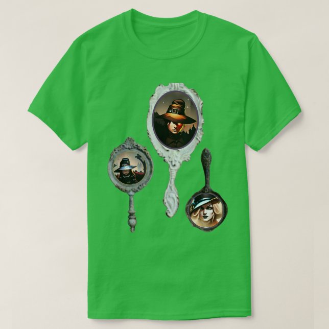 halloween mirrors T-Shirt (Design Front)