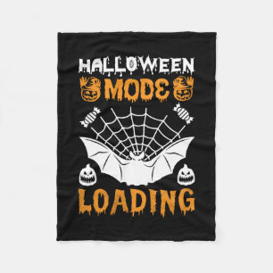 Halloween Mode Loading Birthday Fleece Blanket