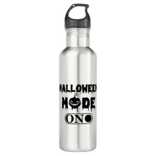 Halloween Mode On - Party Halloween Pumpkin 710 Ml Water Bottle