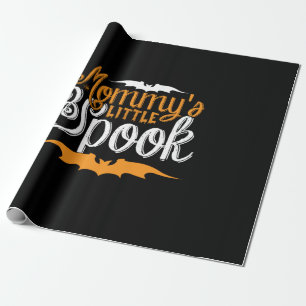 Halloween Mommys Little Spook Birthday Wrapping Paper