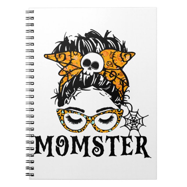 Halloween Momster  Notebook (Front)