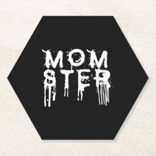 Halloween Momster Paper Coaster