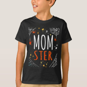 Halloween momster spider web design  T-Shirt
