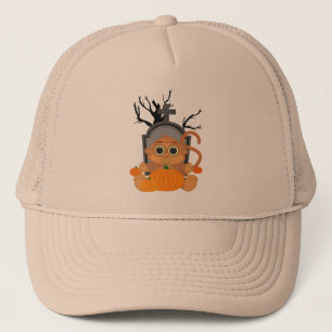 Halloween Monkey Trucker Hat
