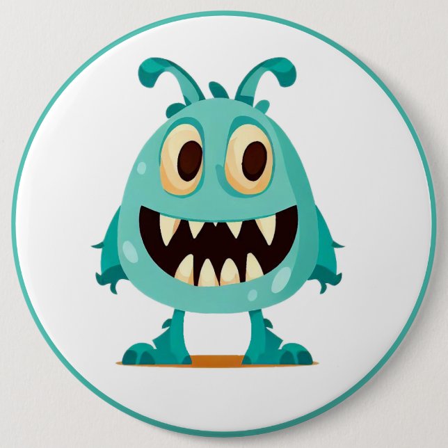 Halloween/Monster/cartoon  6 Cm Round Badge (Front)