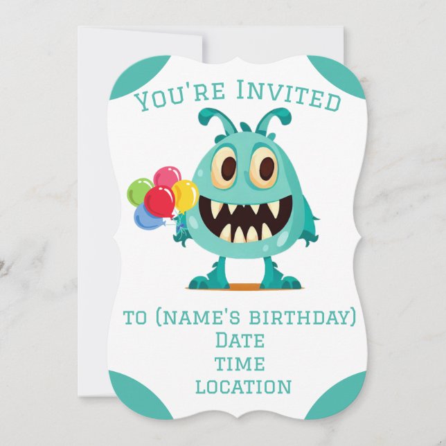 Halloween/Monster/cartoon  Card (Front)