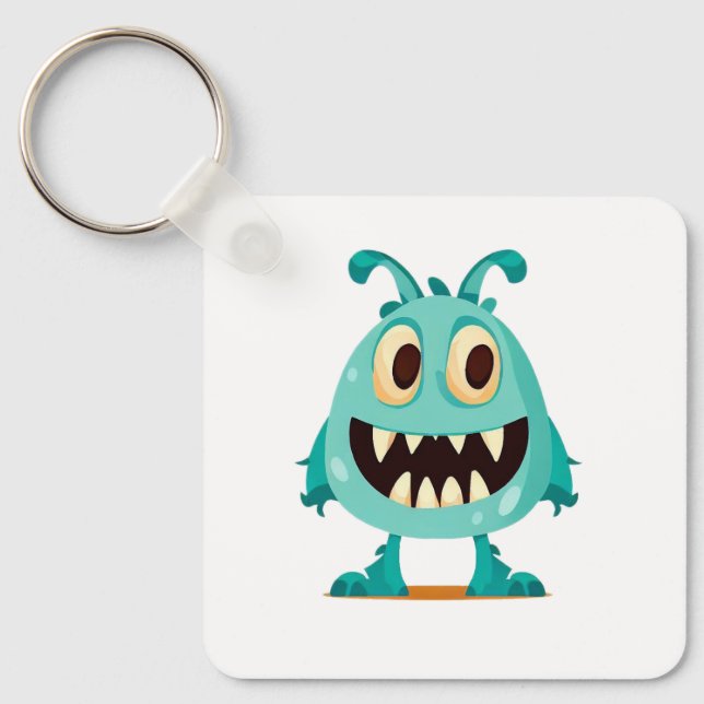 Halloween/Monster/cartoon  Key Ring (Front)