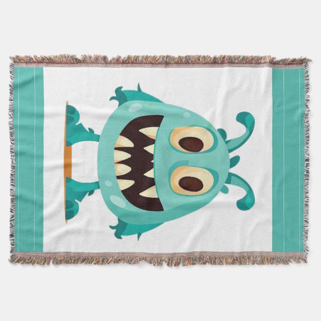 Halloween/Monster/cartoon  Throw Blanket (Front)