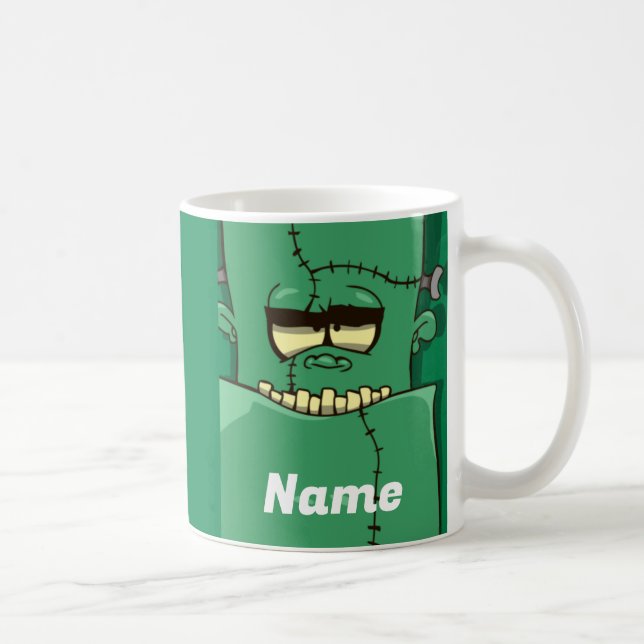 Halloween Monster Coffee Mug, Cup (Right)