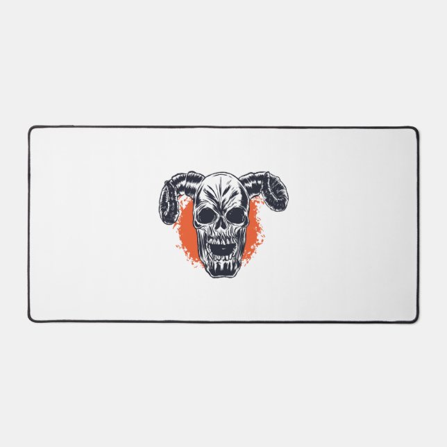 Halloween monster   desk mat (Front)