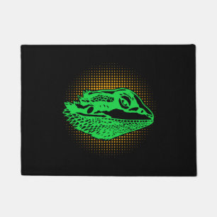 Halloween monster doormat