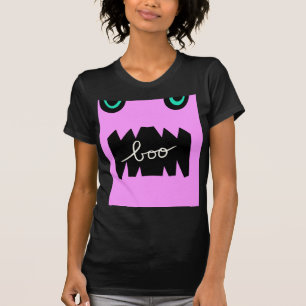 Halloween Monster Huge Teeth Boo T-Shirt