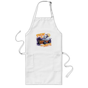 HALLOWEEN MONSTER IN THE BED SHEET LONG APRON