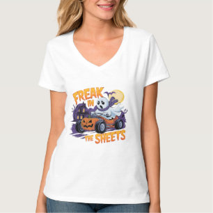 HALLOWEEN MONSTER IN THE BED SHEET T-Shirt