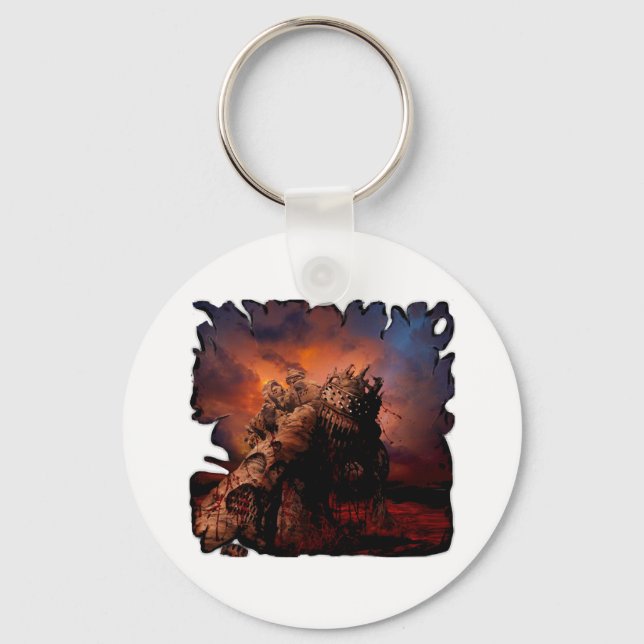 Halloween Monster            Key Ring (Front)
