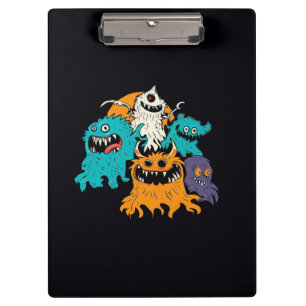 Halloween/Monster/October/Fall  Clipboard
