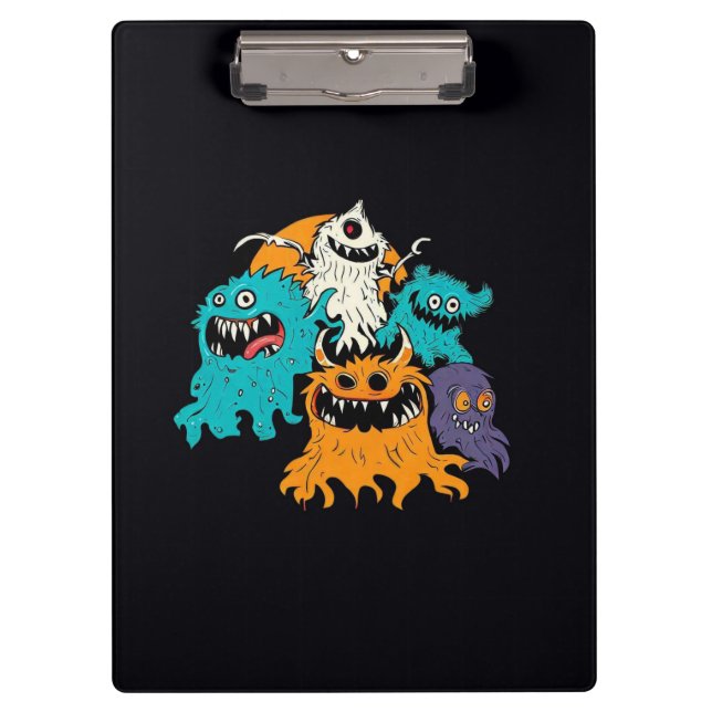 Halloween/Monster/October/Fall  Clipboard (Front)