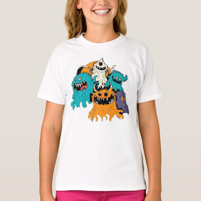 Halloween/Monster/October/Fall  T-Shirt (Front)