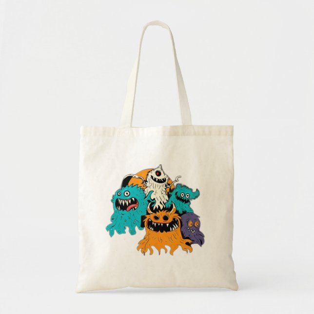 Halloween/Monster/October/Fall  Tote Bag (Front)