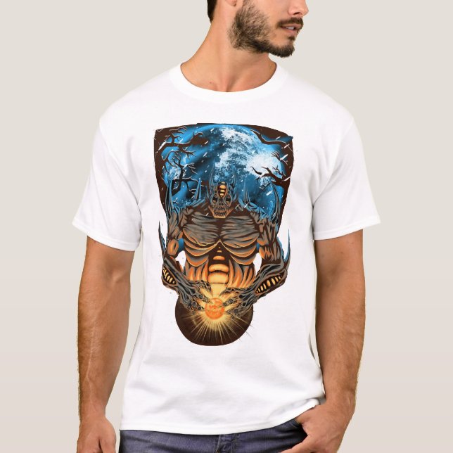 Halloween Monster          T-Shirt (Front)