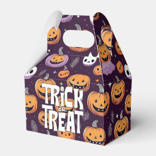 Halloween monsters favour box