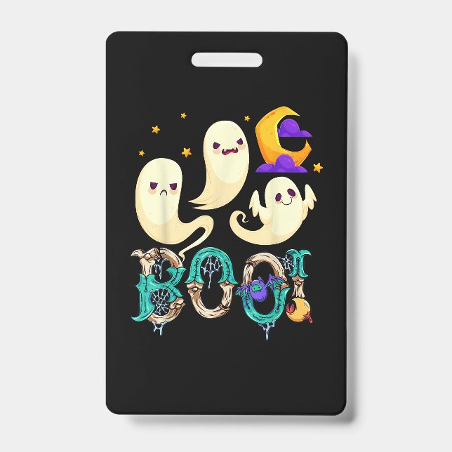 Halloween Monsters Horror November  36 ID Badge (Front)